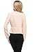 Auliné Collection Women’s Candy Color Tailored Fit Open Suit Jacket Blazer