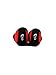 Nufoot Betsy Lou Women's Shoes, Foldable & Flexible Flats, Slipper Socks, Travel Slippers & Exercise Shoes, Dance Shoes, Yoga Socks, House Shoes, Indoor Slippers, Red, X-Large