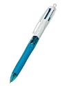Bic, Stylo 4 couleurs grip confort rechargeable, pointe moyenne