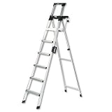 SMF2081AABLD 8 ft. Premium Lightweight Aluminum Folding Step Ladder with Leg Lock Handle