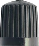 Black Plastic Tire Valve Stem Cap - 4 Pack, - Milton - S-439