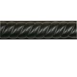 Florida Tile Artsy Rope Decoratives Black Matte Ceramic Tile & Stone