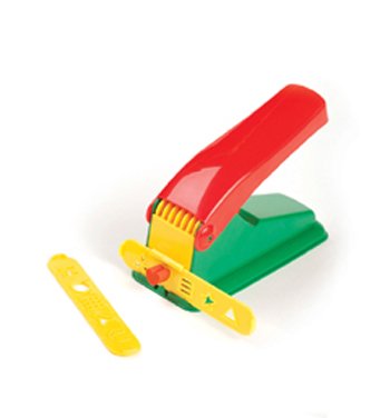 Dough Press With Two Stencils, Five Designs Each, 7w x 3-1/2h
