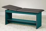 Straight Line Treatment Table with full shelf & adj back 27“ wide