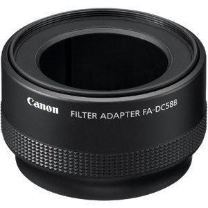 canon FA-DC58B Filter Adapter for Canon G12 Digital Cameras