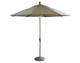 Auto Tilt 9 Foot Market Umbrella, Olive - B000NWFOKG