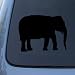ELEPHANT - African Animal - Vinyl Car Decal Sticker #1703 | Vinyl Color: Black