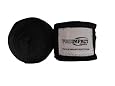 Boxing/MMA Handwraps 180" Mexican Style Elastic 1 Pair BLACK