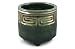 Green Raku-yaki Censer (Mon-kohro) - Shoyeido Premium Incense Holder From Japan