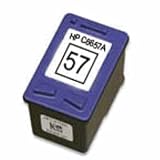 HP C6657A/C6657AN (HP 57) Remanufactured Inkjet Cartridge Tri-Color for HP DeskJet 450CBI/OfficeJet 6110/PhotoSmart 7760/PSC 1210 Printers