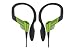 Panasonic RPHS33G In-Ear Water-Resistant Sport-Clip Earbud Headphones (Lime Green)