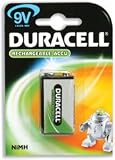Duracell Rechargeable 9V batteries, EACH