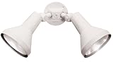 Nuvo Lighting SF77/488 2-Light PAR38 Twin Flood Light, White