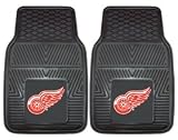 Detroit Red Wings Heavy Duty Vinyl Front Seat 2 Piece Car Mat Set