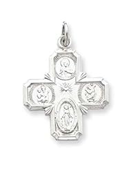 Sterling Silver 4-way Medal