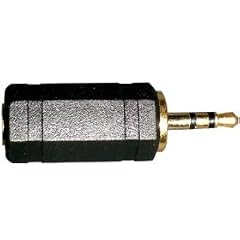 2,5 mm auf 3,5 mm Klinkenkupplung - Kopfh�rer Adapter f�r PDA XDA PocketPC und mp3 Player