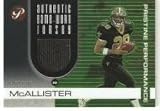 2003 Topps Pristine Performance #PPDM Deuce McAllister - New Orleans Saints (Piece of Authentic Jersey ) (Football Cards)