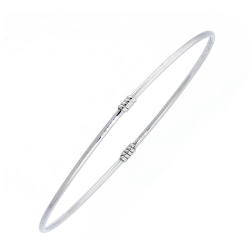 Karat Platinum 2mm Bangle Bracelet