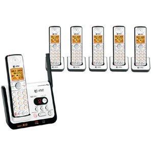 AT&T CL82659 DECT 6.0 Expandable 6 Handset Cordless Phone System with Caller ID and Answering System