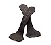 Foot Petals Scalloped, Black
