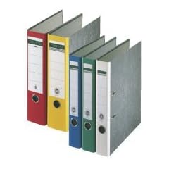 Centra 221105 Ordner Standard, mit Schlitzen, A4, schmal, schwarz