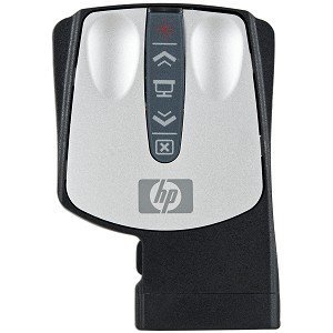 Hp Bluetooth Expresscard Laser Scroll Mouse W/pointer & Slide Changer -stores & Charges In A Notebook's Expresscard Slot Picture