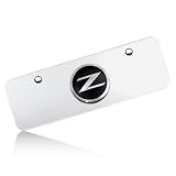Nissan 350Z Logo Half-size Polished Steel License Plate