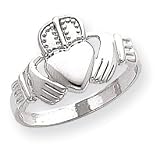 Cheap 14k White Gold Mens Claddagh Ring .Buy Cheap Price 14k White Gold Mens Claddagh Ring Click