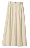 Pleated Vintage Denim Skirt / Regular