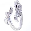 925 Sterling Silver Cubic Zirconia Crisscross Adjustable Toe Ring