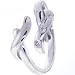 Jewelry : 925 Sterling Silver Cubic Zirconia CRISSCROSS Toe Ring