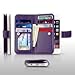 Gear Beast Wallet Case fits iPhone 6s / 6, Flip Cover Dual Folio Case Slim Protective PU Leather Case 7 Slot Card Holder Including ID Holder Inner Pockets Wristlet for Men and Women