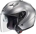 HJC IS-33 LIGHT SILVER MOTORCYCLE Open-Face-Helmet