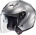HJC IS-33 LT.SILVER SIZE:LRG MOTORCYCLE Open-Face-Helmet
