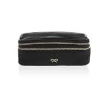 アニヤハインドマーチ ANYA HINDMARCH Patent leather-trimmed jewelry caseジュエリーケース