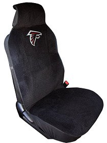Atlanta Falcons Seat Cover Made Out Of A Durable Poly-Velour Material Stain Resistant
