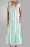 Amanda Rich Banded Sleeve Long Gown (103)