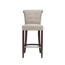 Click here to buy Safavieh Aldo Mahogany Linen Bar Stool - HUD8218A by Safavieh.
