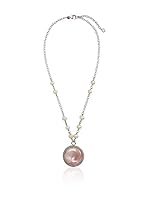 Perlaviva Collar Cultured Pearl Mop plata de ley 925 milésimas