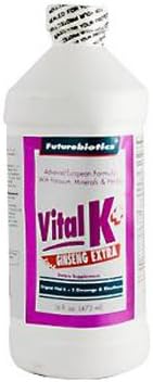 FutureBiotics Vital K Plus Ginseng Extra - 16 fl oz