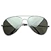 zeroUV - Large Metal Aviators Mirrored Aviator Sunglasses