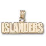 New York Islanders 1/4in Pendant - 10k Gold/10kt yellow gold