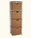 Wicker Deep Bin File Cart
