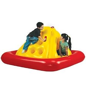 Global Products Double Sided Climbing Wall Ball Pit