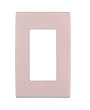 Leviton Renu REWP1-FP One-Gang Screwless Snap-On Wallplate, Fresh Pink Lemonade