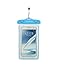 Paladineer Waterproof Cell Phone Carrying Fluorescent Cases with IPX8 Certificate Universal Waterproof Pouch with Touch Responsive Front and Back Transparent Screen Protector Windows for Apple iPhone 6 Plus/6/5S/5C/5/4S Samsung Galaxy S5/S4 Note2/3/4 HTC Desire Sony Z2/Z3 WB02 Blue