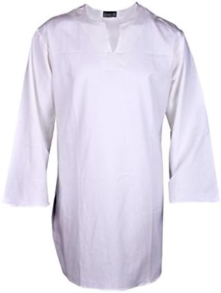 GothikShopMen's Jack Sparrow Pirate Shirt Medieval Costume Hippie