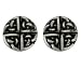 Celtic Stud Earrings - Pewter- 0.5'' Height