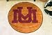 NCAA MONTANA GRIZZLIES BASKETBALL SHAPED DOOR MAT RUG