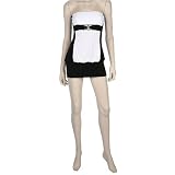 d028 Sexy Black and White Tube Dress at Latin Dance Store